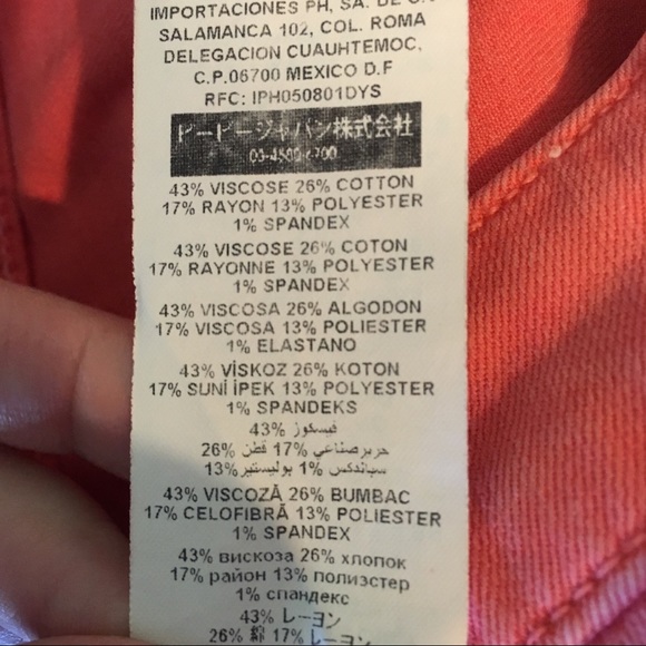 ✨HOST PICK✨ bebe hot coral skinny jeans - Picture 7 of 9